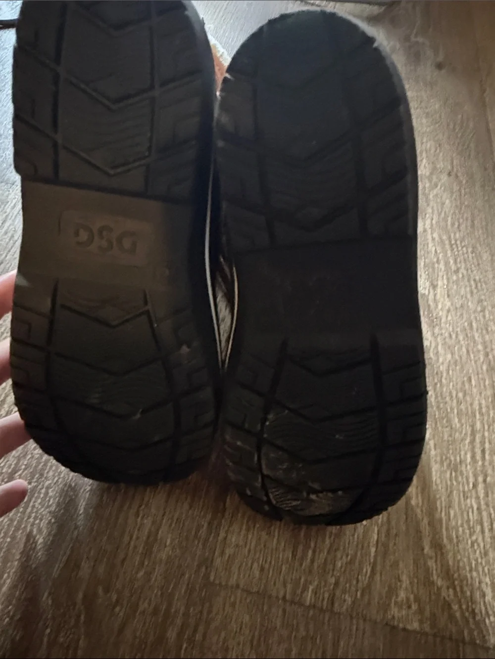 DSG Kids Brown and Black Insulated Snow Boots